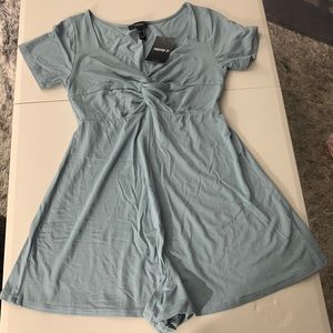 Light blue romper size medium